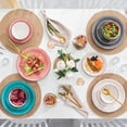 thumbnail image 7 of vancasso Dinnerware Sets, Stoneware Dinner Set for 12, 48-Piece Round Multicolor, Series Bella, 7 of 7
