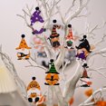 thumbnail image 4 of CHAO 48 Uds. Colgante de madera de Rudolph para Halloween, decoraciones de escena de Halloween para el hogar, 4 of 5