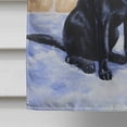 thumbnail image 4 of Carolines Treasures BDBA0301CHF Black Labrador by the Mail Box Flag Canvas House Size  Large multicolor, 4 of 4