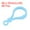 Light Blue, variant on Plastic Lobster Clasps, Claw Snap Hooks for Keychains DIY Light Blue, 48Pack