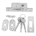 thumbnail image 3 of 3X Invisible / Cerradura de Puerta, Cerradura de Gancho para Puerta Corrediza, Cuerpo de Cerradura de Aleación, de Puerta de Vidrio, , Duradero, Herrajes para Puerta, 3 of 5