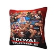 thumbnail image 2 of WWE Throw Pillow Covers Cartoon Pillow Case Square Cushion Cases Modern Decorative Pillowcases for Sofa,Bed,Couch,Car 20"x20", 2 of 8