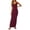 X-375Wine, variant on YMNXA Womens Summer Dress Sleeveless Round Neck Solid Color Comfortable Elegant Slim Fit Dresses For Casual Daily Wear,Beige,L
