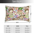 thumbnail image 2 of Fotbe Owl Back To School Funda de Almohada Decorativa Estilo Occidental, Lujo en Algodón, Fundas para Almohadas King, Cojín Estampado para Decoración del Hogar-20"x30", 2 of 6