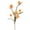 Orange, variant on Artificial Billy Ball Stem 6 Head Floral Branch with Fabric Leaves and Flexible Wired Stem for Indoor Display