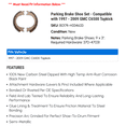 thumbnail image 2 of Parking Brake Shoe Set - Compatible with 1997 - 2009 GMC C6500 Topkick 1998 1999 2000 2001 2002 2003 2004 2005 2006 2007 2008, 2 of 2
