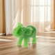thumbnail image 4 of unbranded De Elefante De Resina Verde Para Multifuncional En Y Estantería, 4 of 8