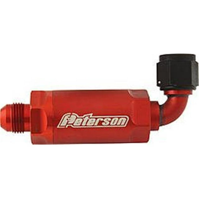 Inline 90 deg Scavenge Filter -08 AN Inline Scavenge Filter