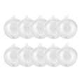 thumbnail image 3 of Bola de adorno navideño, 10 pares de bolas de adorno transparentes rellenables Bola de plástico transparente Rendimiento inigualable, 3 of 8