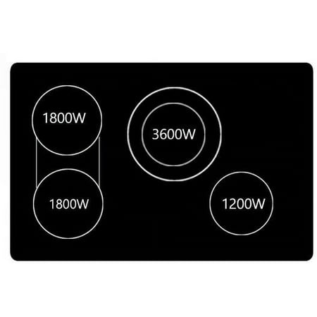 Bosch - 800 Series 30" Built-In Electric Cooktop with 4 elements - Black