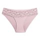 thumbnail image 1 of Gibobby Panty Microfibra con Encaje Calzoncillos con ribete encaje sexy a la moda para mujer Bragas ligeras transpirables Cintura talla grande Rosa L, 1 of 3