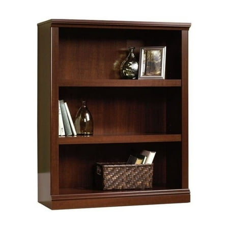 Sauder Select 3 Shelf Bookcase Select Cherry Finish Walmart Com