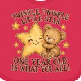 thumbnail image 4 of Inktastic Twinkle Twinkle Little Star First Birthday Boys or Girls Baby Bib, 4 of 4