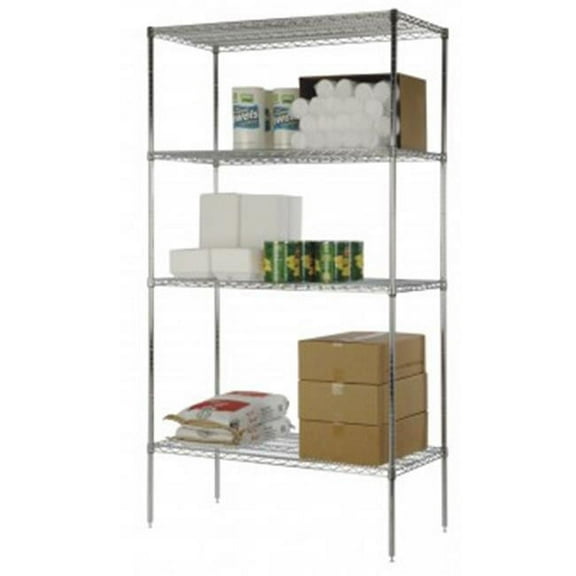 Focus Foodservice Chromate Wire Shelf - Chromate - 14 x 24 in.