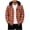 Orange, variant on TKKCS Mens Hooded Plaid Flannel Shackets- Daily Wear Long Sleeve Buttons and Zipper Pockets Button Down Fall Winter Casual Shirt Jackets Red Size L
