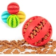 thumbnail image 5 of Caja Pack Chien Jouet Balle Indestructible, Chien Balle en Caoutchouc Naturel, Chien Balle À Mâcher Jouet Nettoyage des Dents Boule en Résistant Les Moyens Grand Chien (7 cm) Ormromra ZYY-0208, 5 of 5
