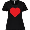thumbnail image 3 of Inktastic Red Heart Women's Plus Size T-Shirt, 3 of 5