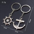 thumbnail image 2 of 1 Pair Keychain, Fashion Engraved Love Couple Key Ring Couple, 2 of 5