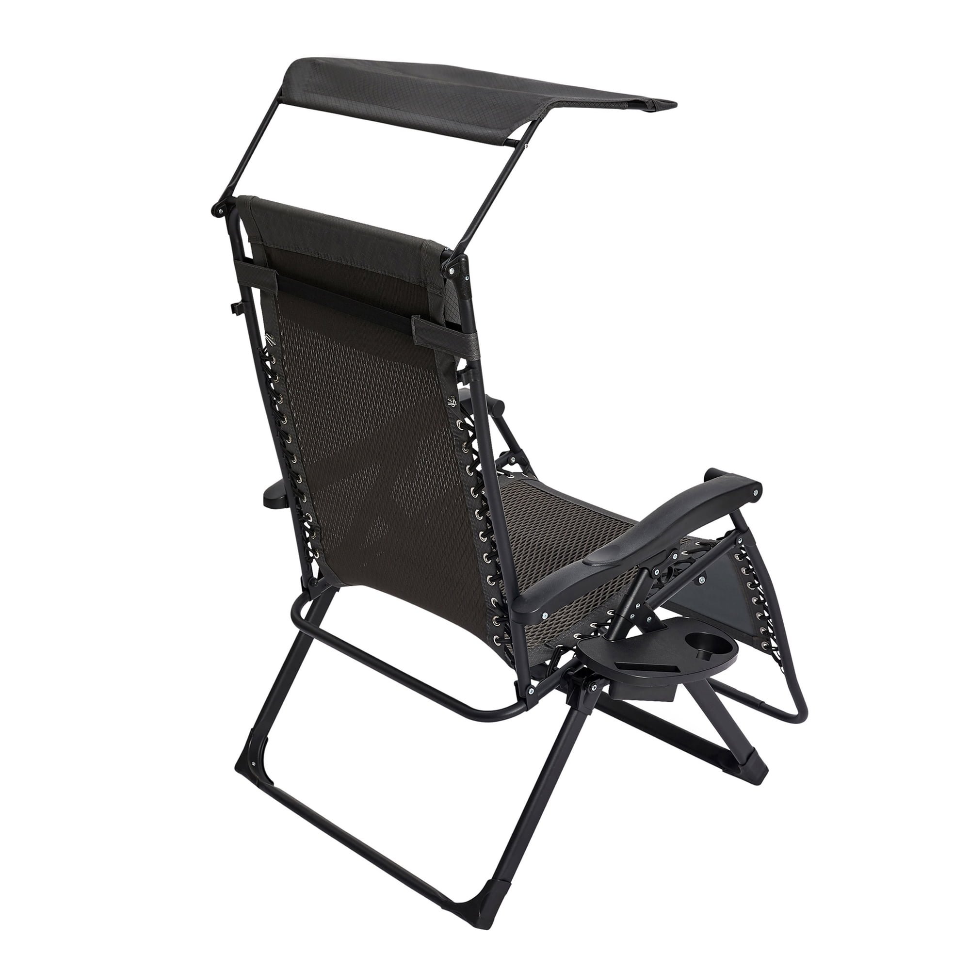 Yoli Zero Gravity XL Shade Folding Chair Grey 2 Pack