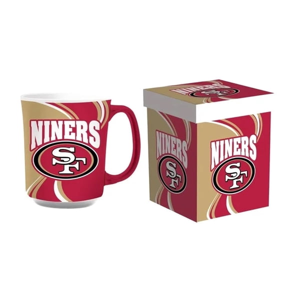 Taza De Cerámica NFL 400ml Evergreen Con Caja 49ers