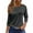 1# Dark Green, variant on 3/4 Length Sleeve Womens Tops 2026 Summer Fashion Crew Neck Cute Tunic Tops Basic Tees Blouses Loose Fit Pullover White 3XL