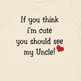 thumbnail image 4 of Inktastic Cute Uncle Boys or Girls Baby T-Shirt, 4 of 5