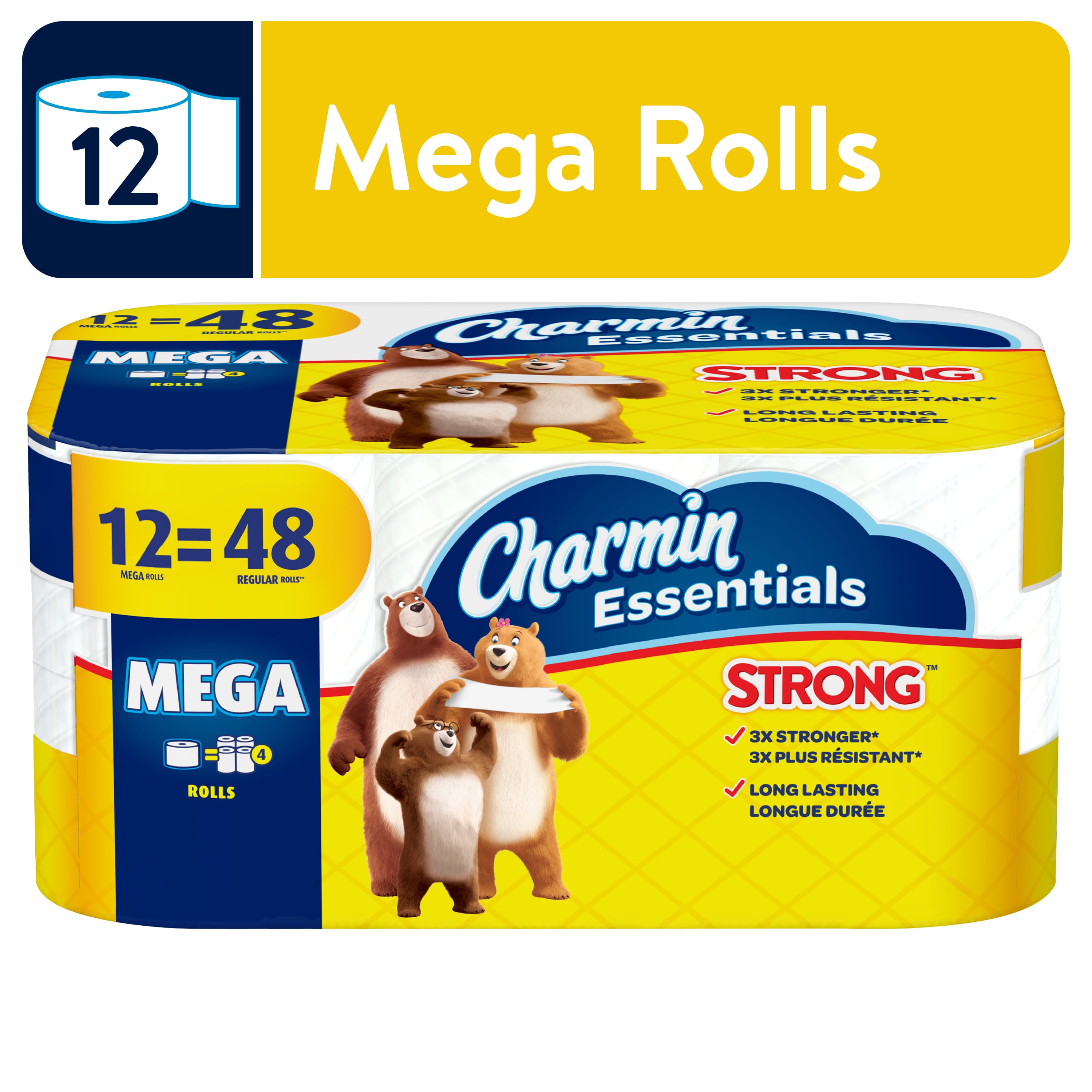Charmin® Essentials Soft Bathroom Tissue 2-Ply 4 x 3.92 200/Roll 24 Roll/Pack 