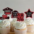 thumbnail image 5 of 5 Pack Graduation Cake Toppers Set Holiday Cake Decors Party Supplies for Kids, 5 of 14