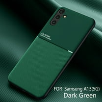 Dteck Case For Samsung Galaxy A13 5G 6.5-inch,Luxury Shockproof Rubber Silicone TPU Protector Ultra Slim Hybrid Business Back Phone Cover,Green