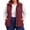 02-Wine, variant on Diufon Plus Size Vest for Women Full Zip Stand Collar Quilted Vest Fall Winter Sleeveless Puffer Jackets with Pockets