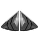 thumbnail image 1 of Window Louver Side Vent Trim for X6 F16 2015-2019 Carbon Fiber, 1 of 5