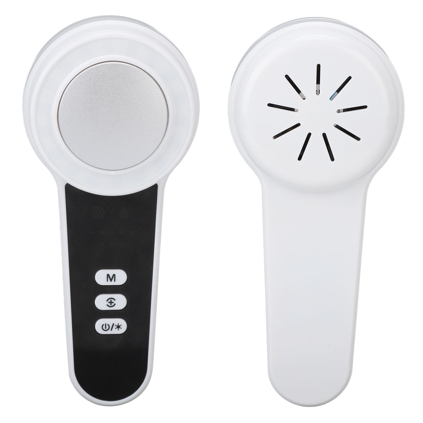 M Buder Hot Cold Facial Massager LED Light Heating Cooling Vibration Adjustable Beauty Massager Device Portable Rejuvenating Skincare Tool For Face And Neck Anti-Aging Routine