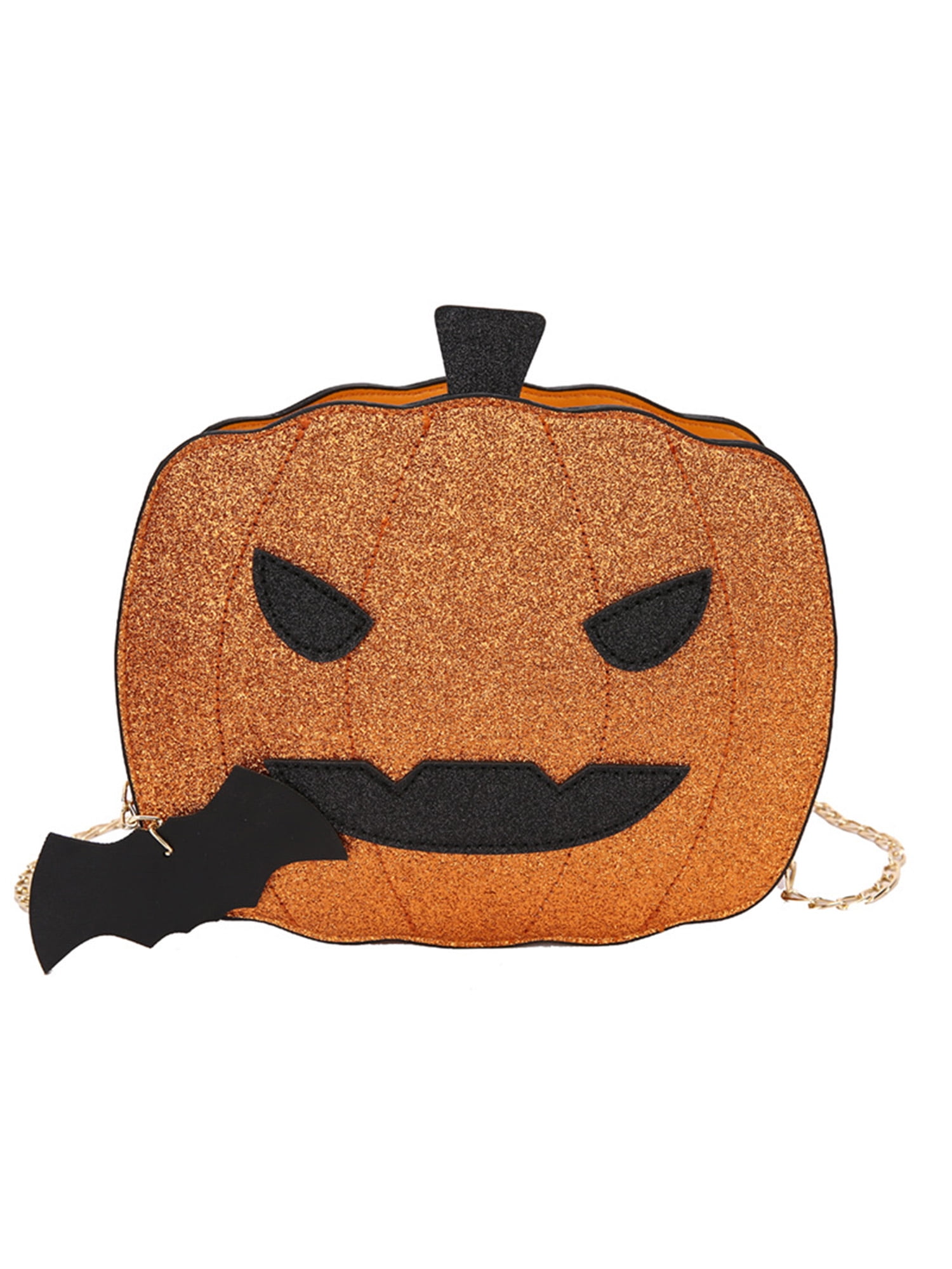Women Pumpkin Shoulder Bag Novelty Devil Crossbody Purse Fashion Halloween Trick or Treat Purses and Handbags for Girls