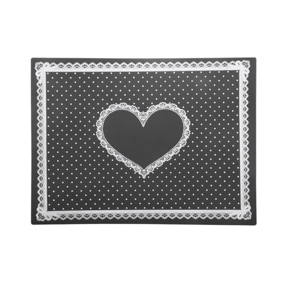 Unique Bargains Lightweight Nail Art Stamping Mat 1 Pc Black