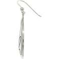 thumbnail image 3 of Jewelry Trends Sterling Silver Teardrop Twist Southwestern Style Dangle Earrings, 3 of 4
