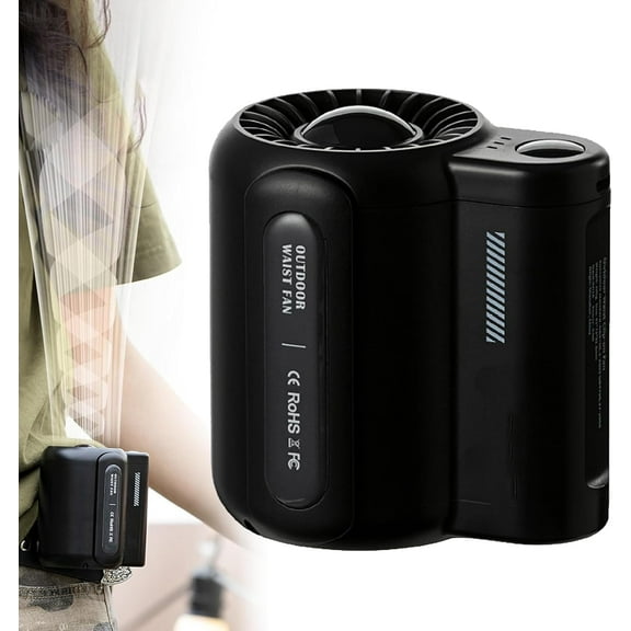 Portable USB Rechargeable Handheld Mini Fan with Digital Display  4500mAh Battery  180° Adjustable  3 Speed Settings  Ultra Thin Folding Design for Personal Cooling  Travel  Sports  and