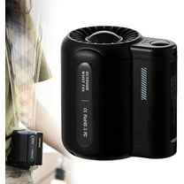 Portable USB Rechargeable Handheld Mini Fan with Digital Display 4500mAh Battery 180° Adjustable 3 Speed Settings Ultra Thin Folding Design for Personal Cooling Travel Sports and