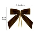 thumbnail image 3 of Uxgjfwu 24 Pieces Burgundy Small Velvet Christmas Bows 3.5 Inch for Tree Wreath Gift Wrap Crafts Wedding Party Home Decoration, 3 of 9