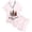 A-Light Pink62, variant on JAJAHO Girls Pajamas Merry Christmas Holiday Satin Sleepwear Short Sleeve 2 Piece Set Sizes 2-13Y