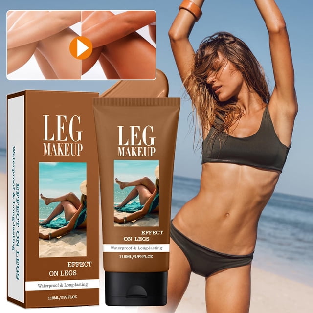 Fiudx Crema de Belleza para Piernas, Corrector Resistente Al Agua, Maquillaje para Cubrir Tatuajes, Solución para Unificar El Tono de Piel, Ideal para Citas y Fiestas, para Todo Tipo de Piel, Fórmula