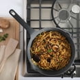 thumbnail image 4 of Martha Stewart 10pc Aluminum Cookware Set Black Basket Weave, 4 of 24