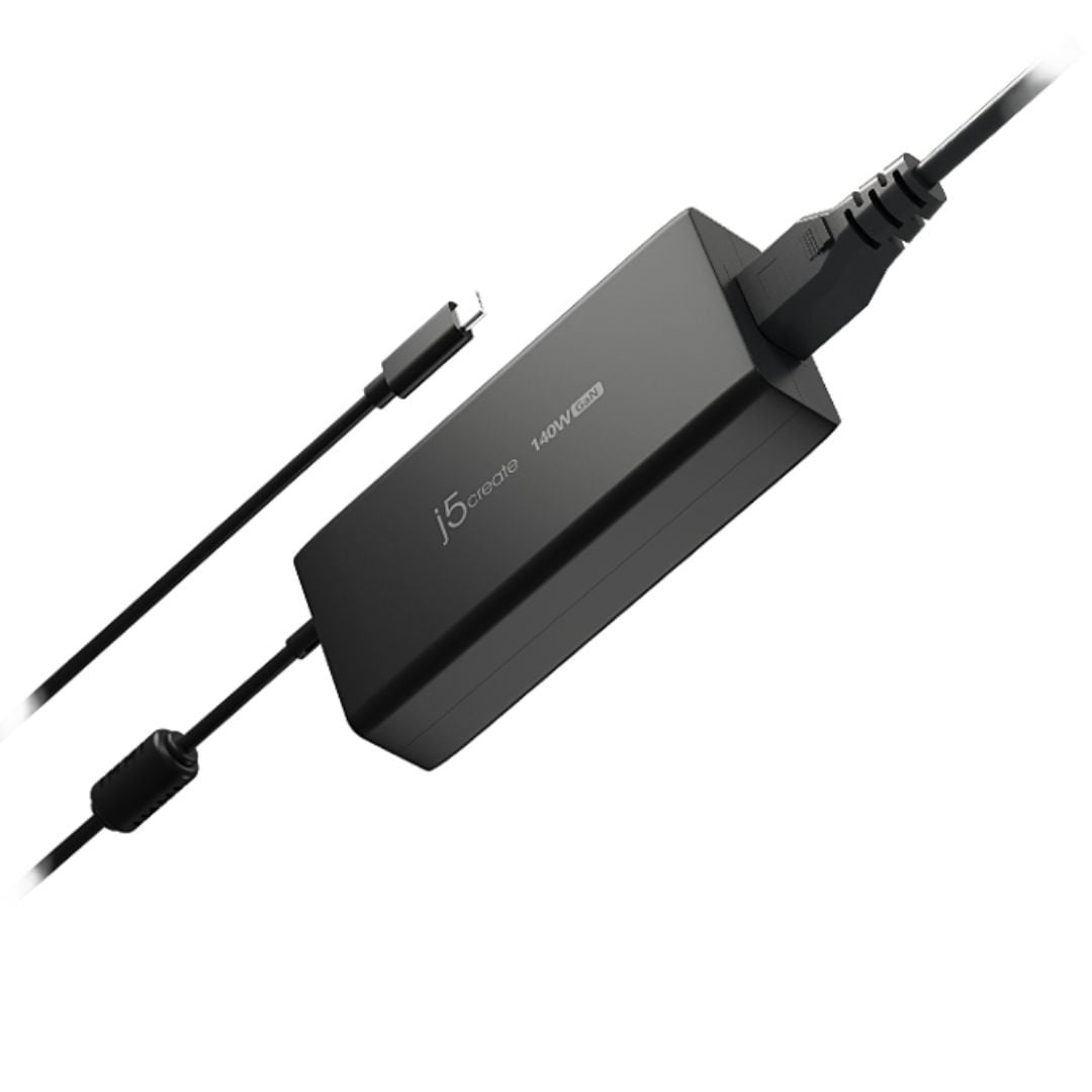 j5create, 140W GaN PD 3.1 USB-C Charger, JUP17140