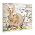 thumbnail image 2 of Spring Floral Happy Easter Bunny Canvas Art, 20 x 16, By Nicole DeCamp, 2 of 6