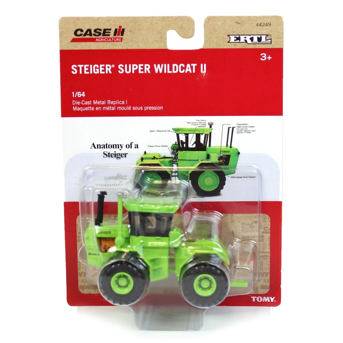 1/64 ERTL custom green turbo tiger steiger track quadtrac 4wd tractor farm toy 