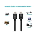 thumbnail image 4 of Monoprice DisplayPort 2.1 Cable, 80Gbps, 8K HDR, 4K240Hz, Ultra High-Speed, 3ft, Black, 4 of 6