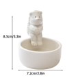 thumbnail image 4 of Elegant Hedgehog Ceramic Candle Holder Desktop Ornament Cute Animal For Home Daily Use And Present, 4 of 9