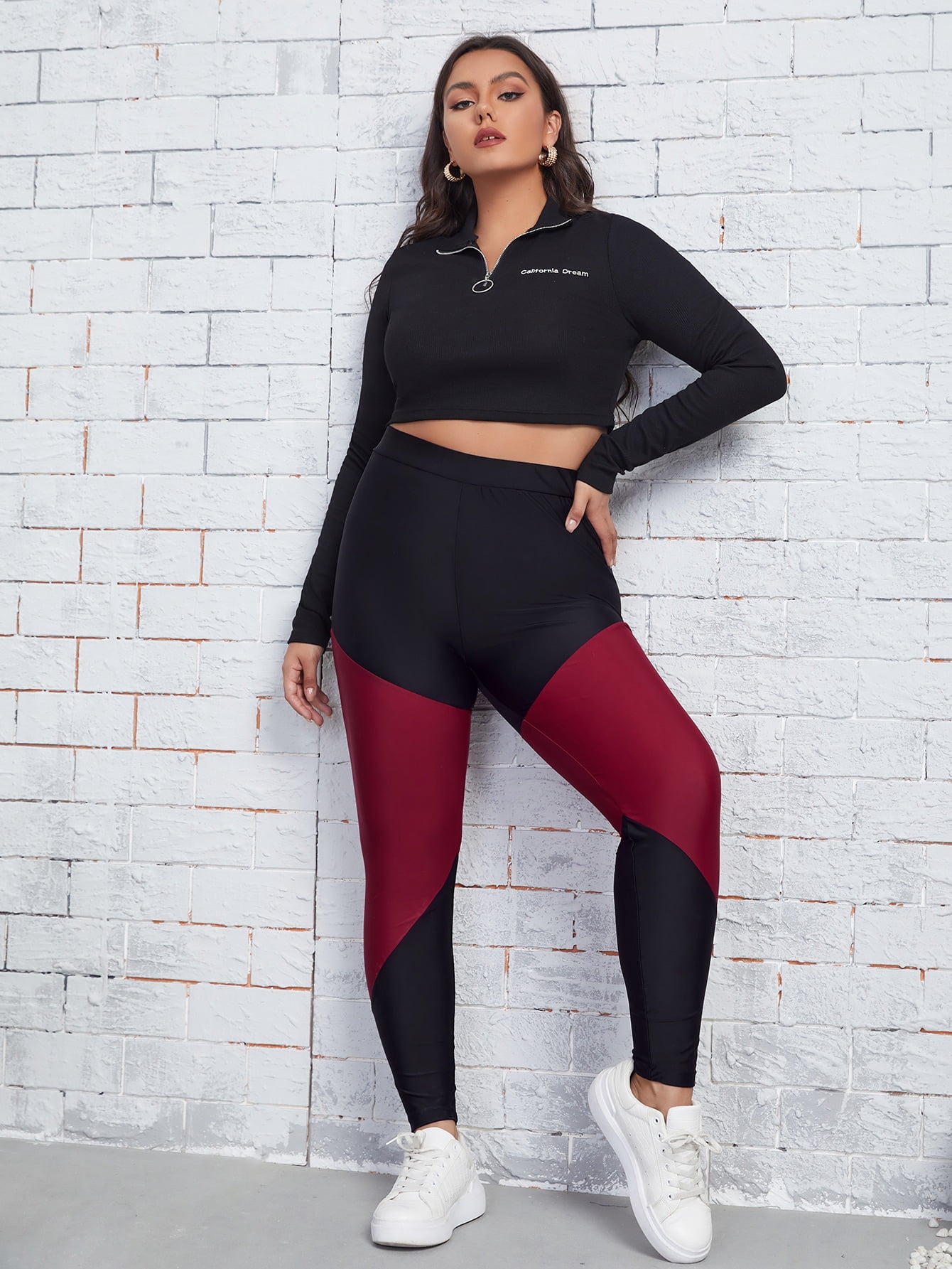 Color Block Leggings 21481F412112 