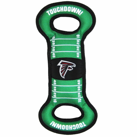 Pets First NFL Atlanta Falcons Football Field Pet Toy for DOGS/ CATS. Heavy-Duty, Durable toy with Squeaker