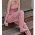 thumbnail image 3 of Ropa de yoga de una pieza con tirantes, absorbente del sudor, transpirable, para pisar el pie, ropa de pilates, mono de entrenamiento cómodo, 3 of 6