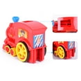 thumbnail image 2 of Domino Train Blocks Rally Electric Toy Set Train Model with Lights and Sounds Construction and Stacking Toys, 2 of 6